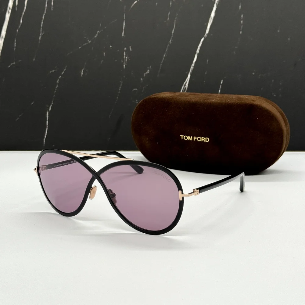 NEW TOM FORD TF1007 01Y WOMEN SUNGLASSES TOM FORD RICKIE FT1007/S EYEWEAR